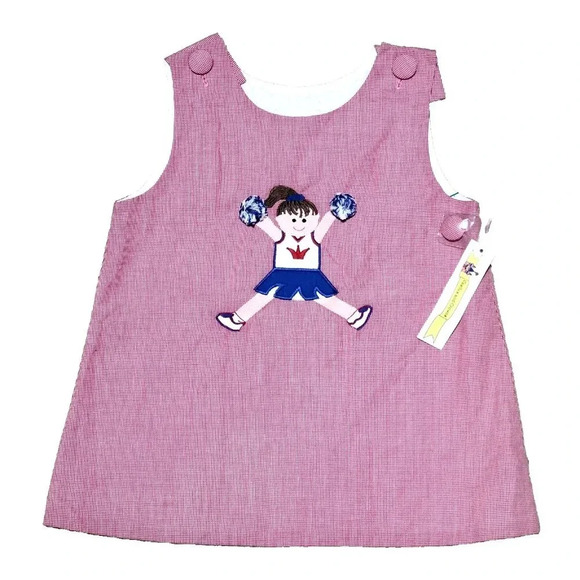 Castles and Crowns Dress 4 NWT Girls Cheerleader Vintage Old Stock Sleeveless - Picture 1 of 3